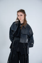 Cropped Orbit Denim Jacket